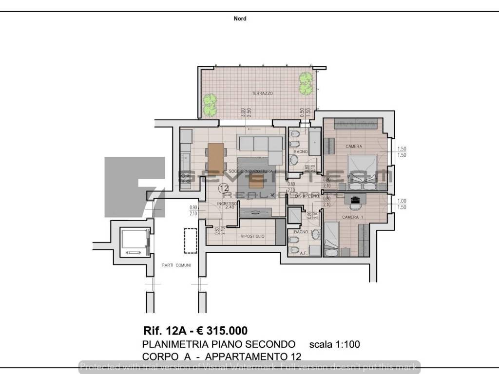 appartamento in vendita a Brugherio in zona San Damiano