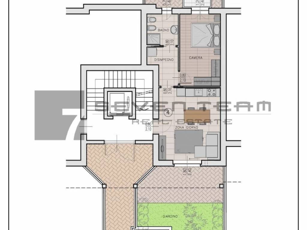appartamento in vendita a Brugherio in zona San Damiano