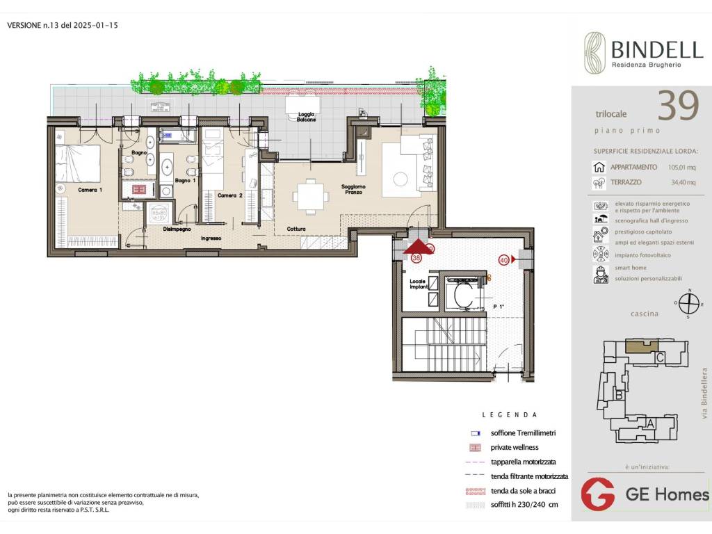 appartamento in vendita a Brugherio