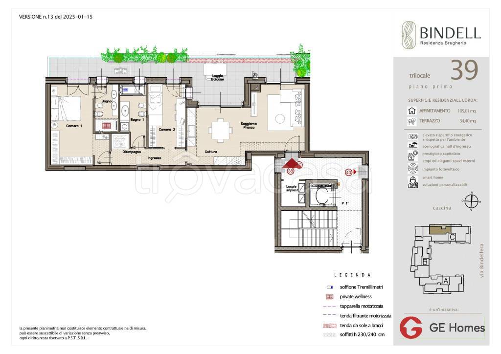 appartamento in vendita a Brugherio