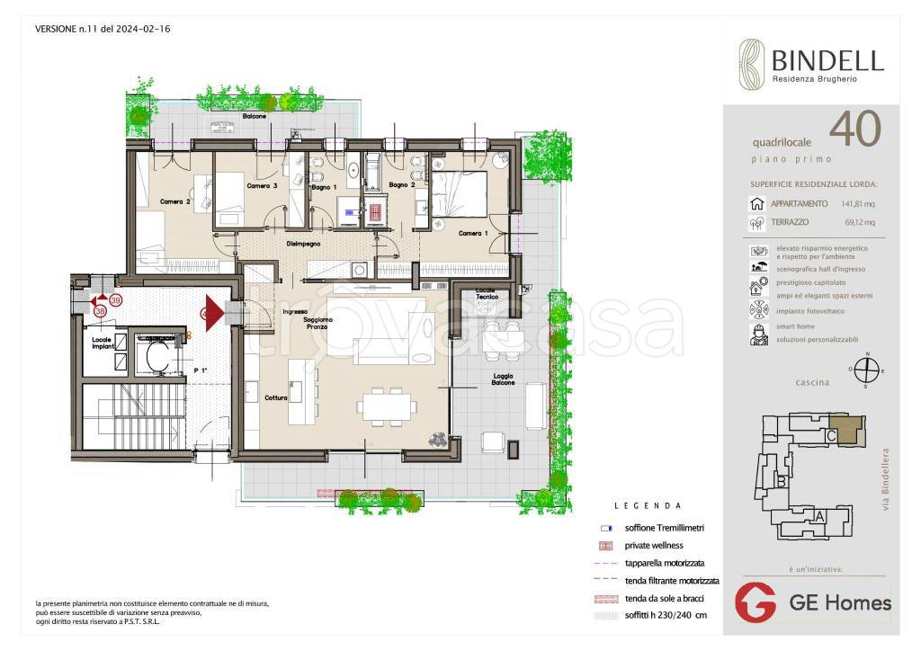 appartamento in vendita a Brugherio