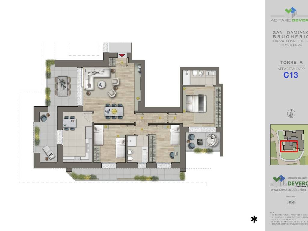 appartamento in vendita a Brugherio