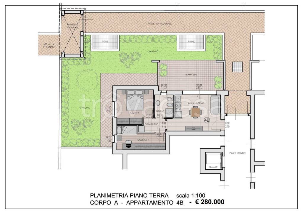 appartamento in vendita a Brugherio in zona San Damiano