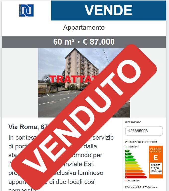 appartamento in vendita a Carnate