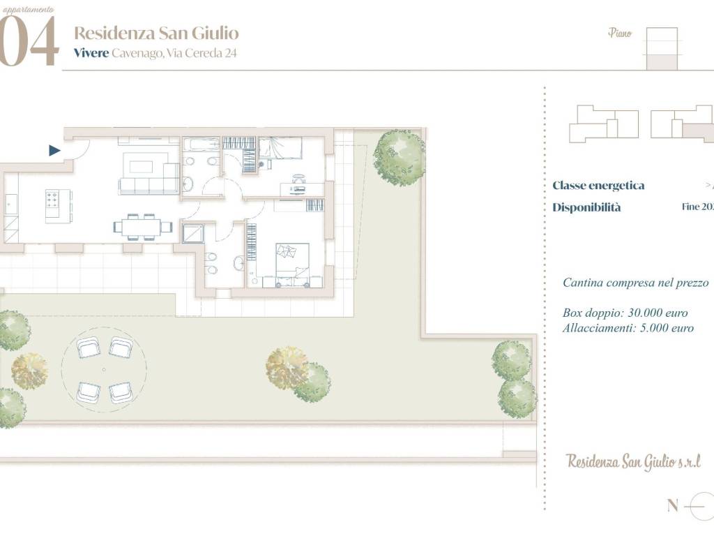appartamento in vendita a Cavenago di Brianza