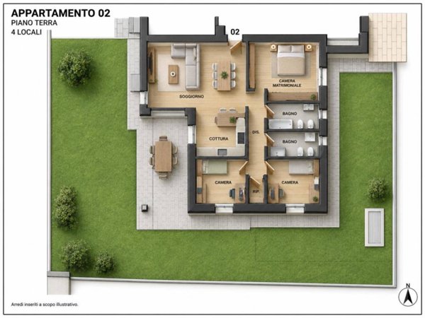 appartamento in vendita a Cavenago di Brianza