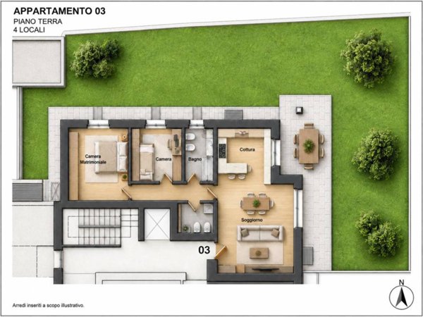 appartamento in vendita a Cavenago di Brianza