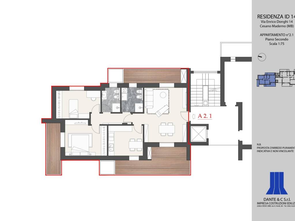 appartamento in vendita a Cesano Maderno