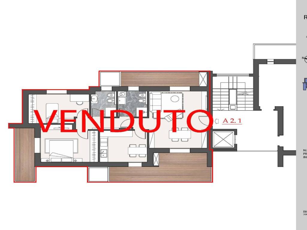 appartamento in vendita a Cesano Maderno in zona Binzago