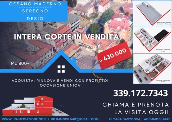 appartamento in vendita a Cesano Maderno in zona Cassina Savina