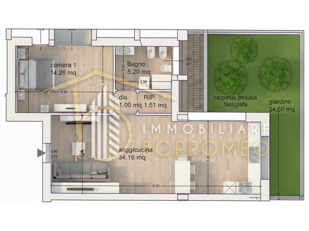 appartamento in vendita a Cesano Maderno