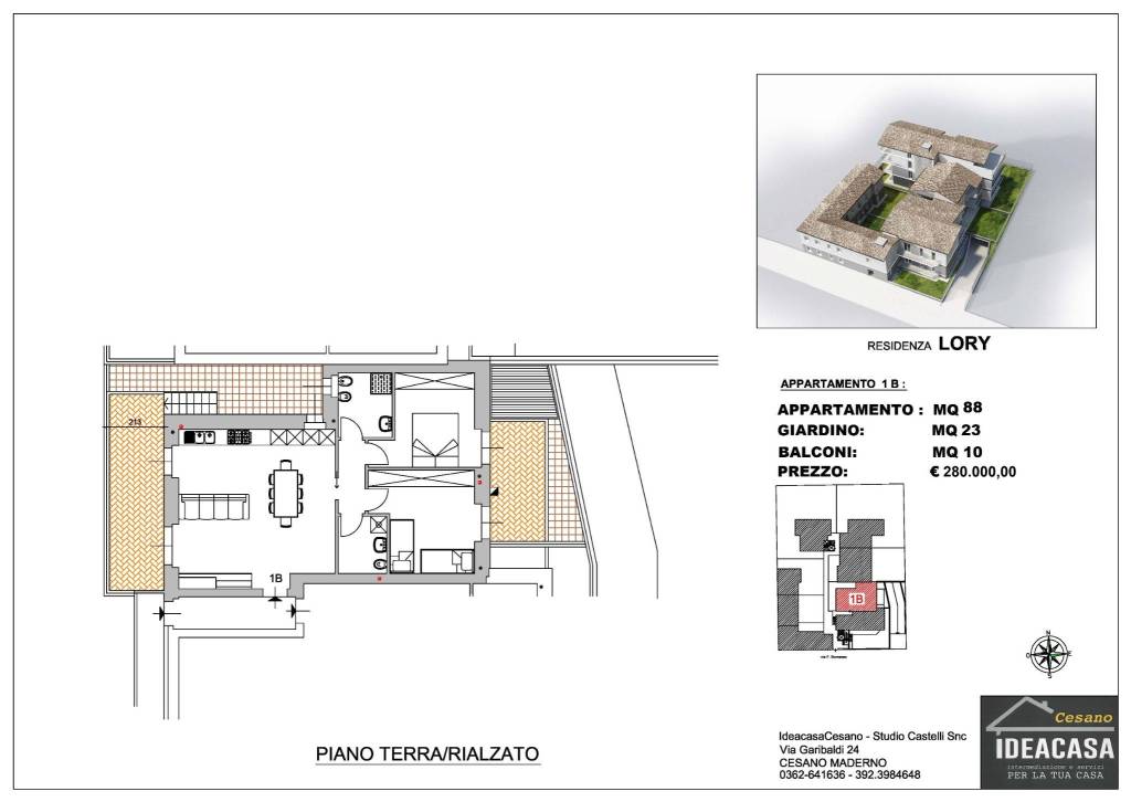 appartamento in vendita a Cesano Maderno