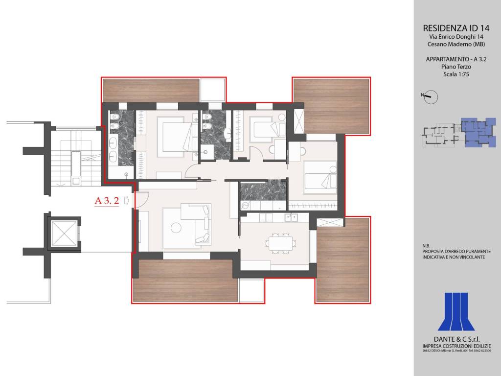 appartamento in vendita a Cesano Maderno