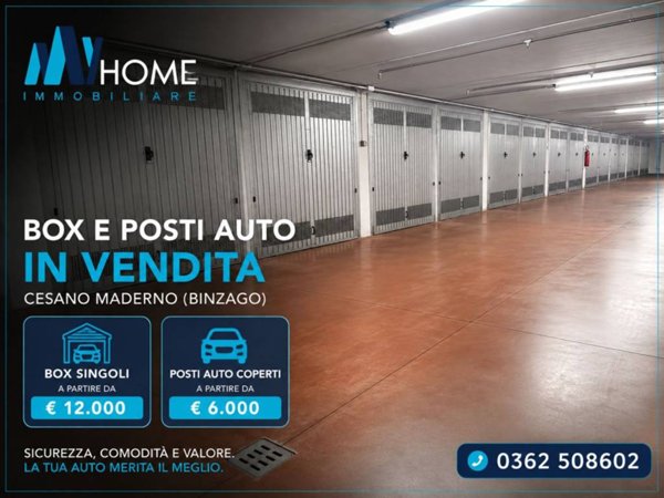 box auto in vendita a Cesano Maderno in zona Binzago