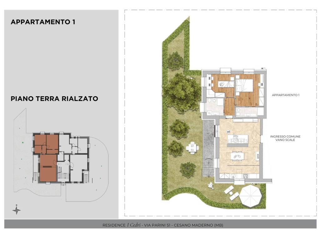 appartamento in vendita a Cesano Maderno in zona Binzago