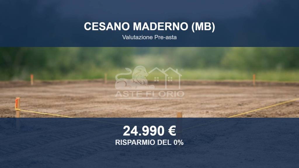 terreno agricolo in vendita a Cesano Maderno in zona Cassina Savina