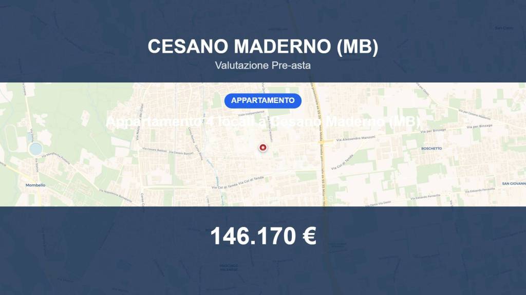appartamento in vendita a Cesano Maderno in zona Cassina Savina