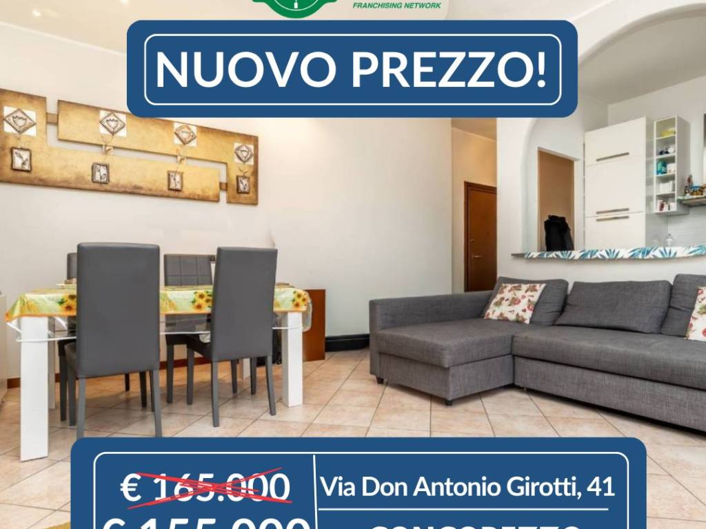 appartamento in vendita a Concorezzo in zona Rancate