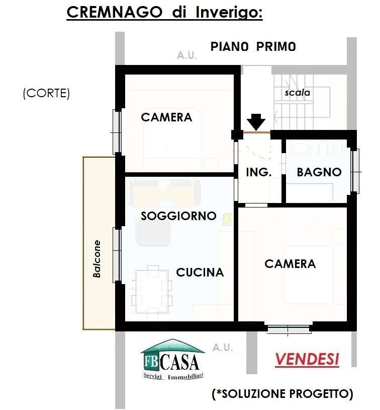 appartamento in vendita a Giussano