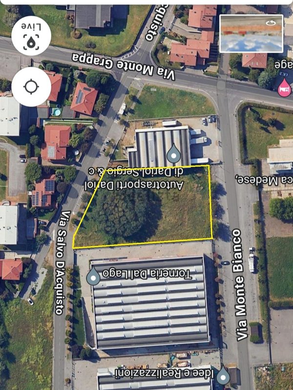 terreno edificabile in vendita a Giussano in zona Paina