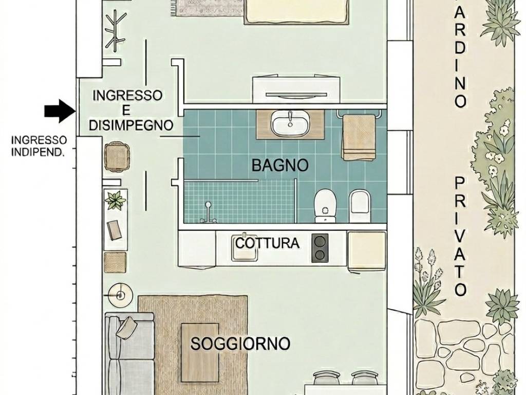 appartamento in vendita a Giussano