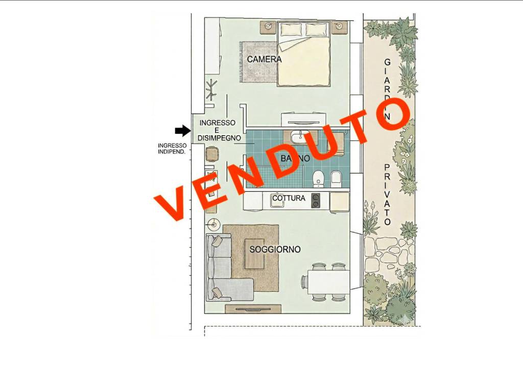 appartamento in vendita a Giussano