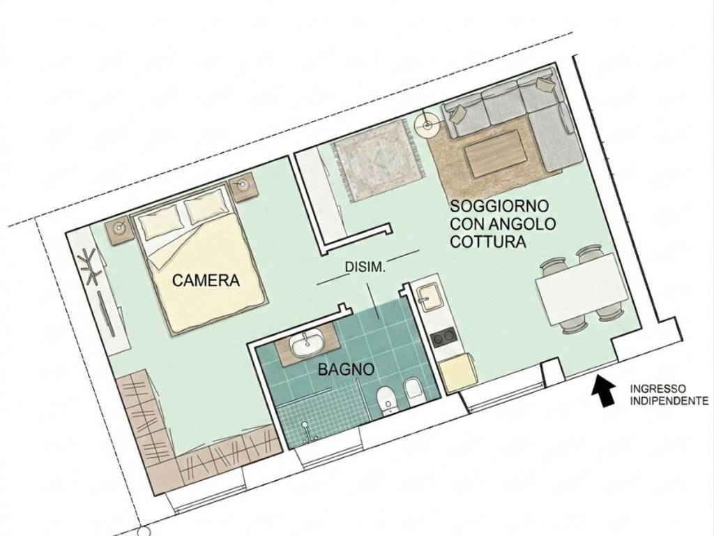 appartamento in vendita a Giussano