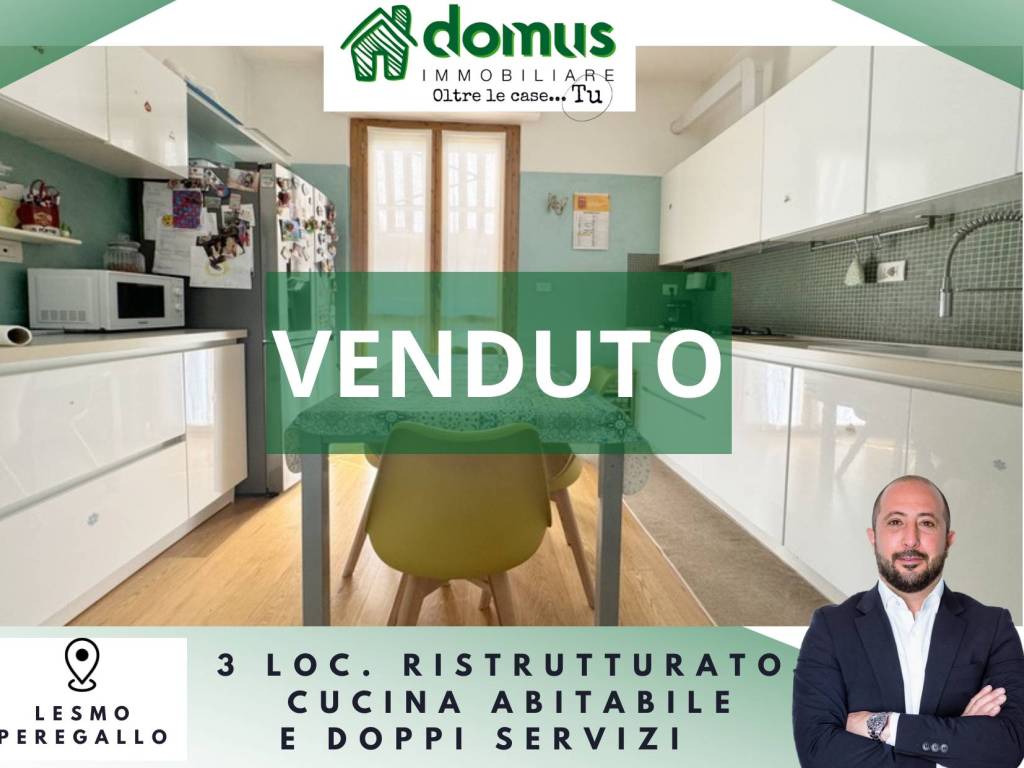 appartamento in vendita a Lesmo in zona Peregallo.