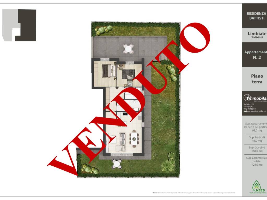 appartamento in vendita a Limbiate