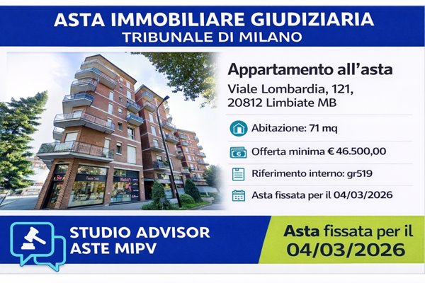 appartamento in vendita a Limbiate
