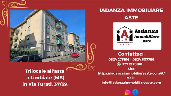 appartamento in vendita a Limbiate in zona Mombello