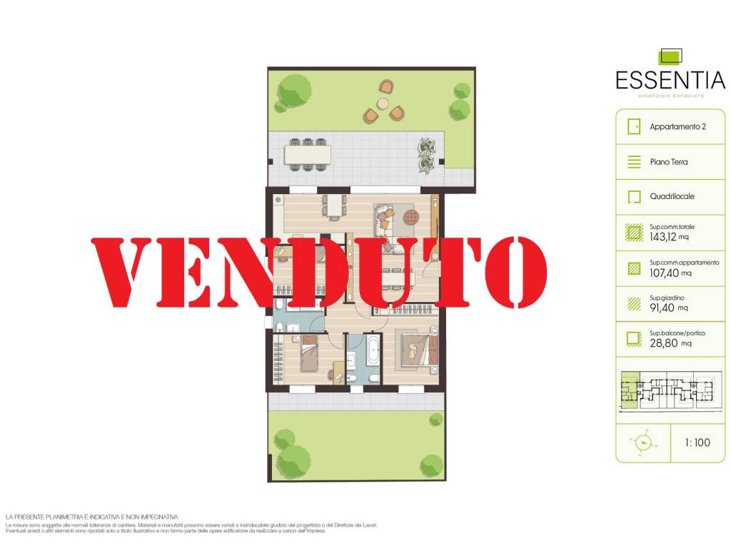 appartamento in vendita a Lissone