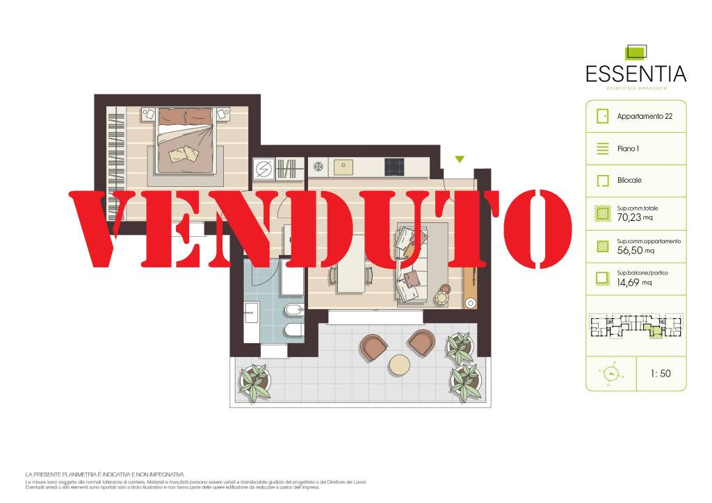 appartamento in vendita a Lissone