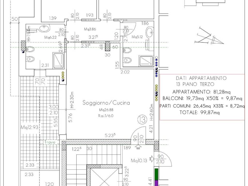 appartamento in vendita a Lissone