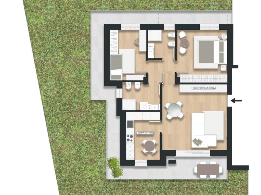 appartamento in vendita a Lissone