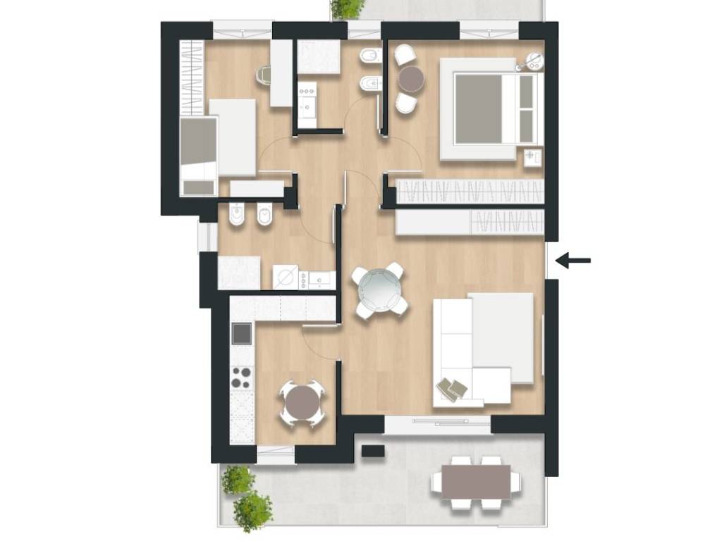 appartamento in vendita a Lissone