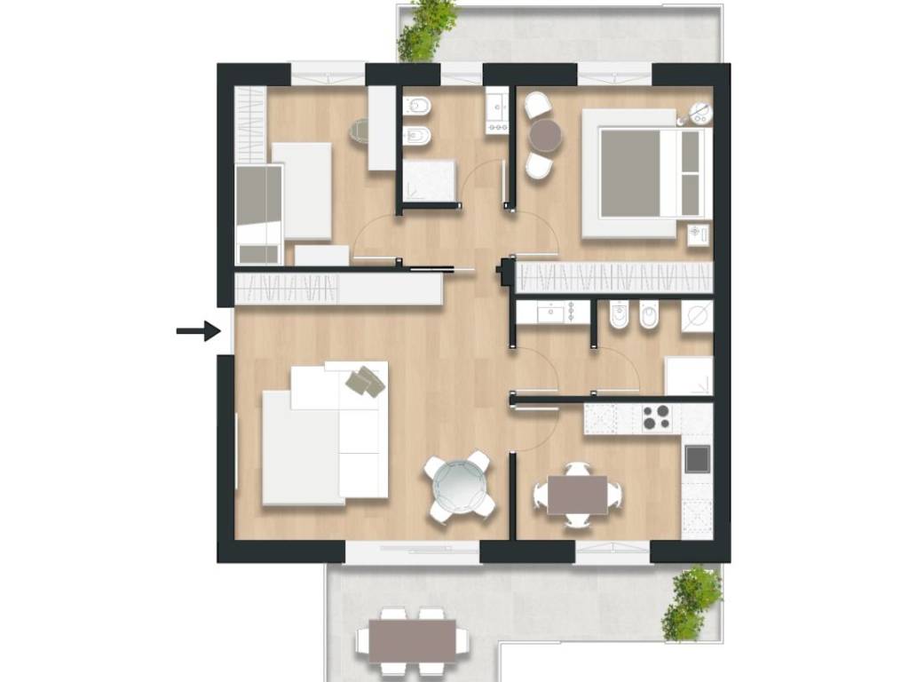 appartamento in vendita a Lissone