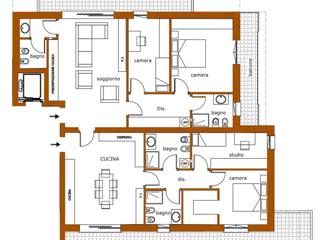 appartamento in vendita a Lissone