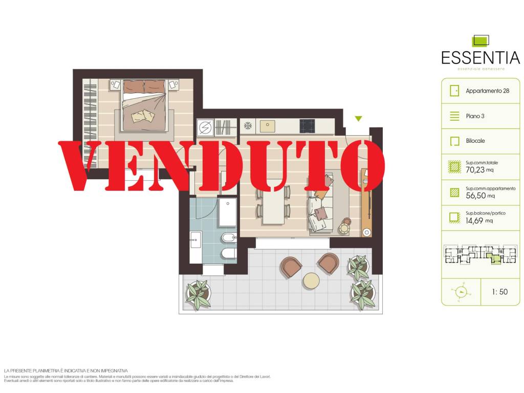 appartamento in vendita a Lissone