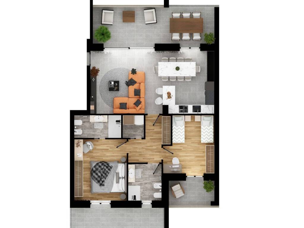 appartamento in vendita a Macherio