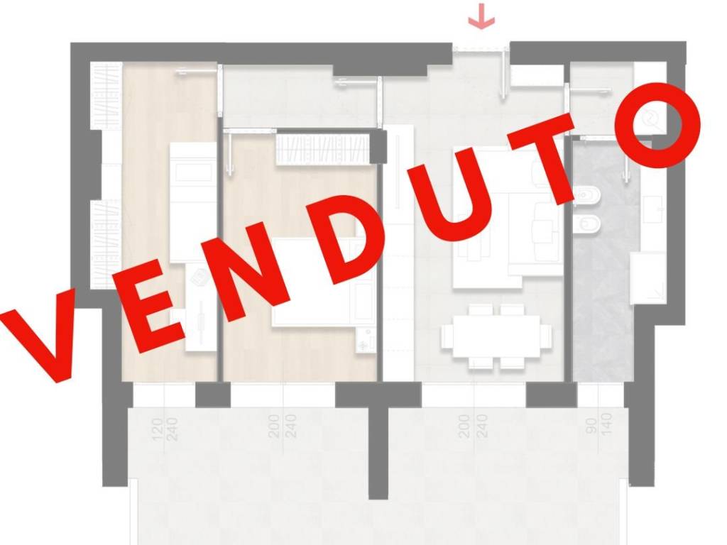 appartamento in vendita a Meda
