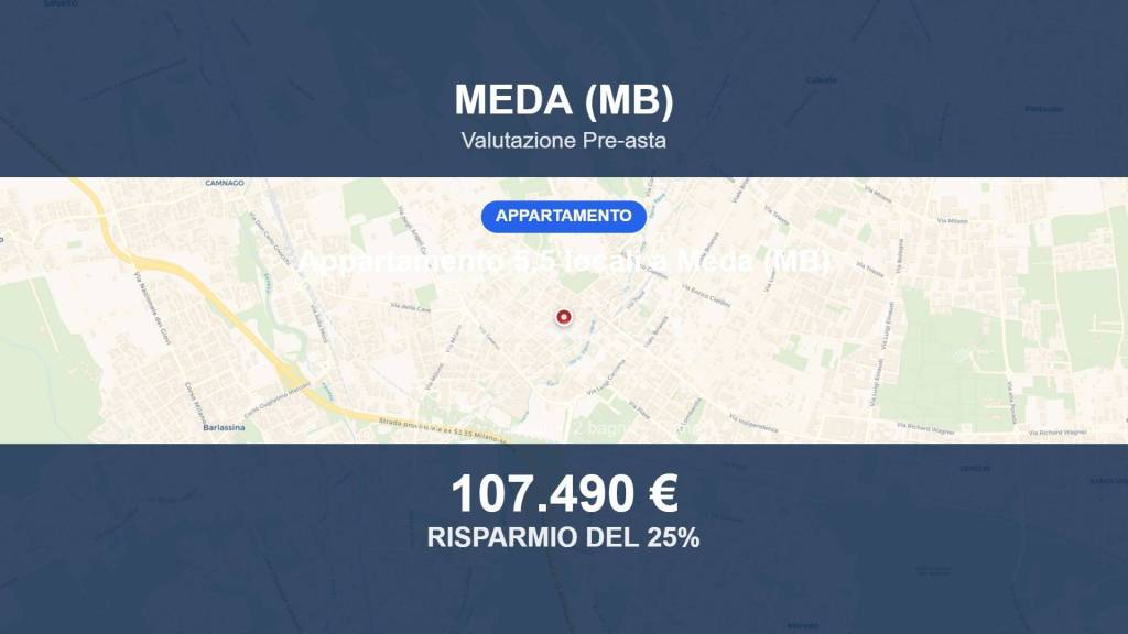 appartamento in vendita a Meda