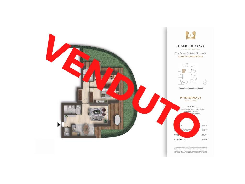 appartamento in vendita a Monza in zona Ospedale San Gerardo