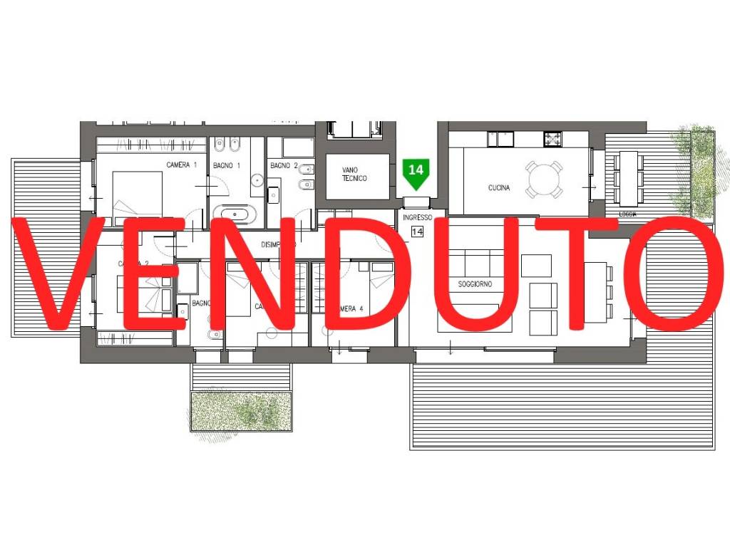 appartamento in vendita a Monza
