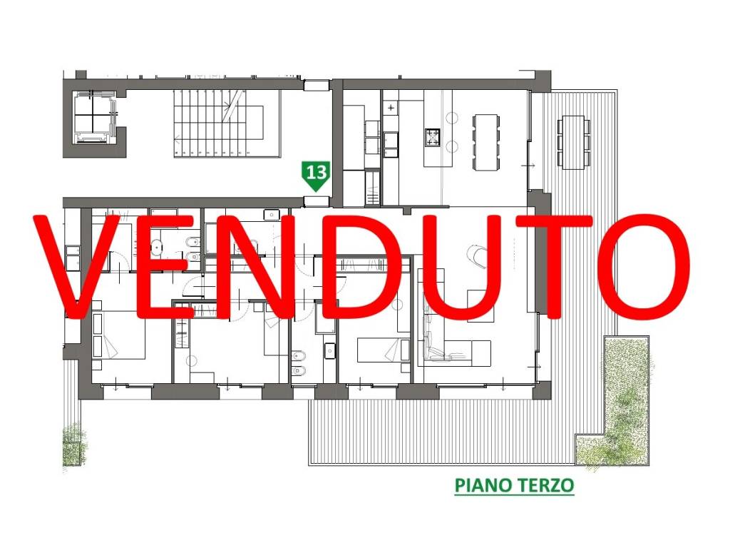 appartamento in vendita a Monza