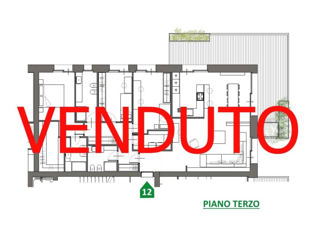 appartamento in vendita a Monza