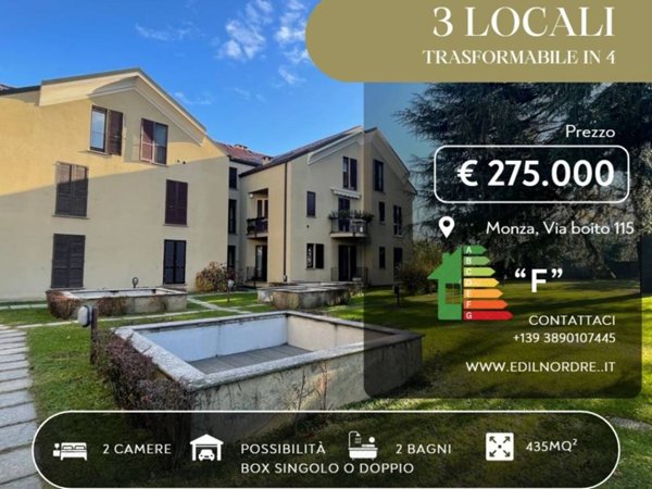 appartamento in vendita a Monza in zona Ospedale San Gerardo