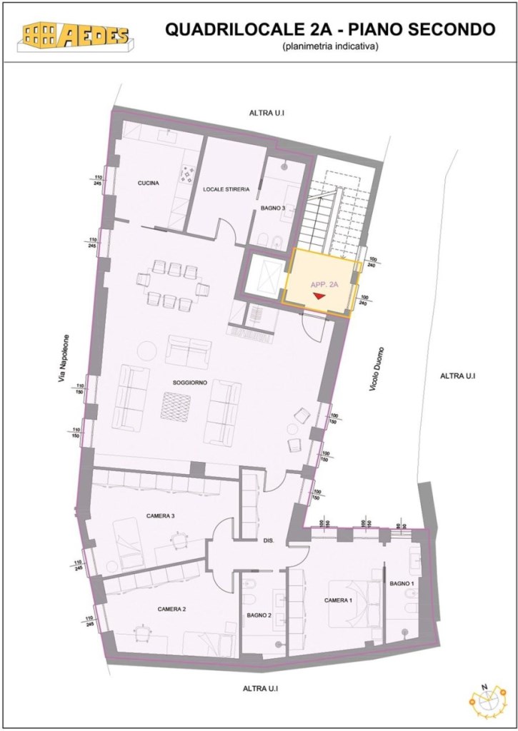 appartamento in vendita a Monza in zona Centro Storico