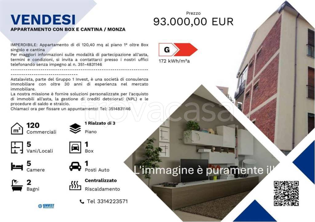 appartamento in vendita a Monza