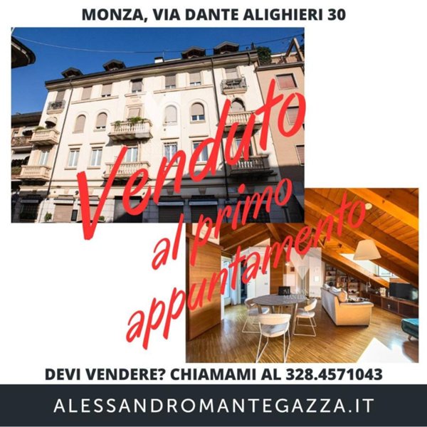 appartamento in vendita a Monza in zona Centro Storico